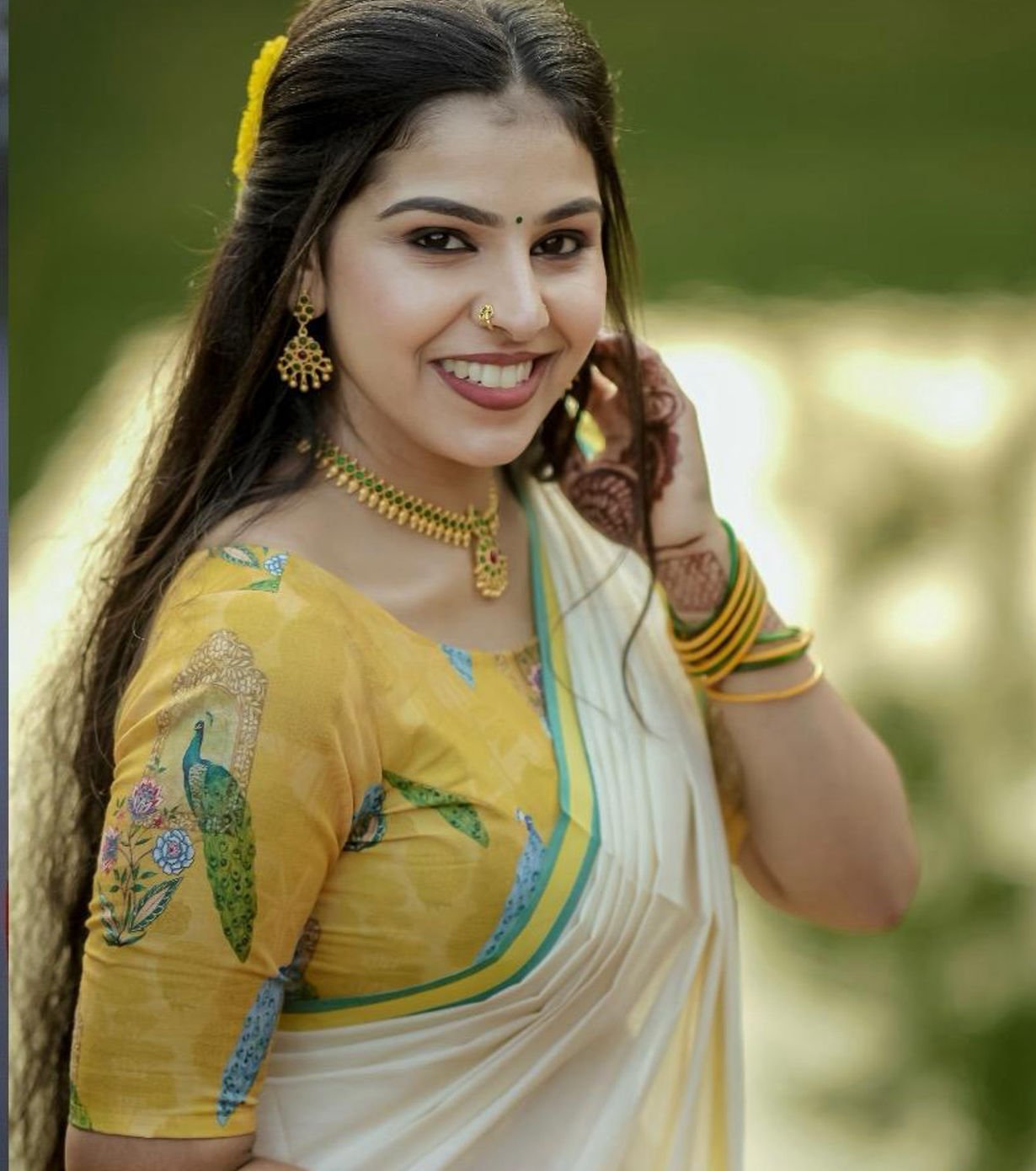 PEELI (2) kasavu saree